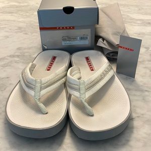 USED Mens Prada Flip Flop Sandals size 10